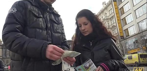  HUNT4K. Prague pickup and passionate sex for cash with hot brunette Jocelyne Z